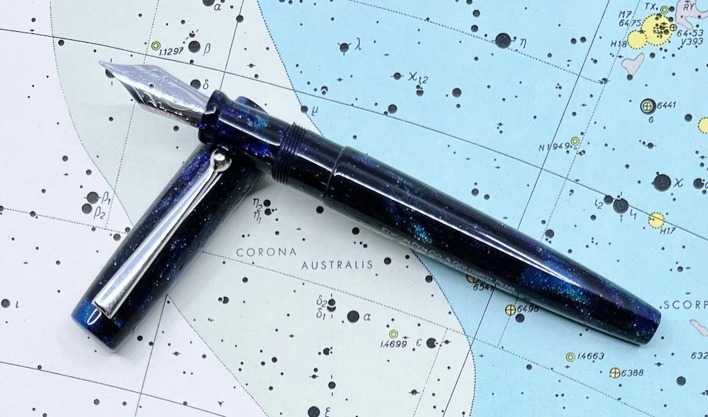 Edison x Goldspot Pens Newark Orion Nebula Diamondcast Fountain